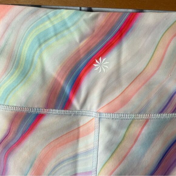 Athleta LOVE Proudly 7'' Bike Shorts Fitness Yoga Running Shorts Size Small - Picture 6 of 10